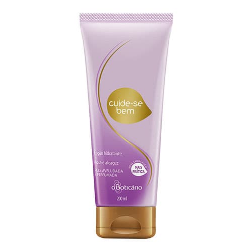 Cuide-Se Bem Loção Hidratante Desodorante Corpo Rosa E Alcaçuz, 200Ml — foto 1
