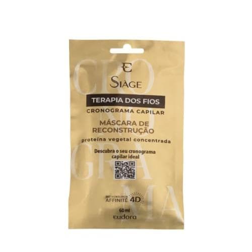 Siàge Máscara Capilar Reconstrução Cronograma Capilar 8X60Ml Caixa — foto 1