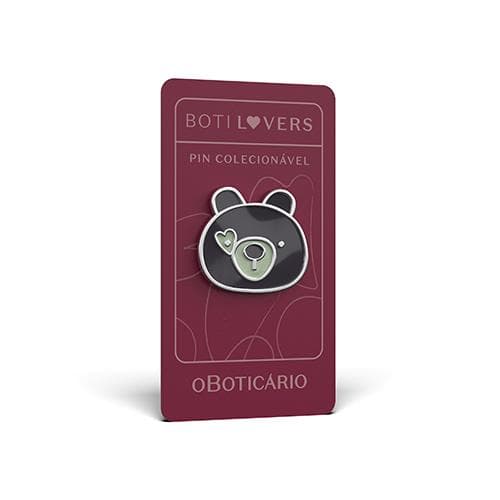 Pin Urso Boticário Namorados 2025 Unitário — foto 1