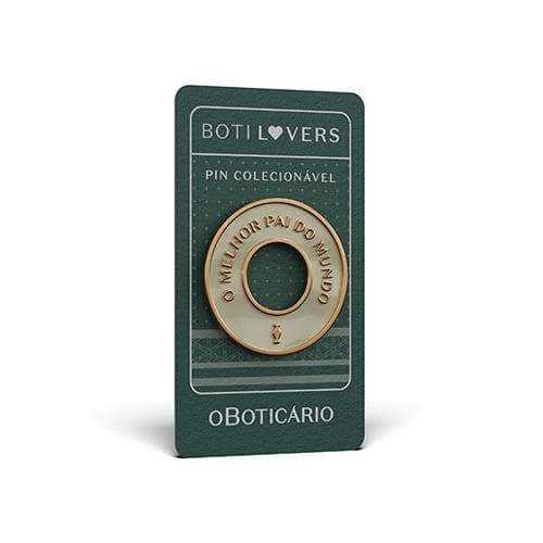 Pin Melhor Pai O Boticario Pais/25 Unit — foto 1