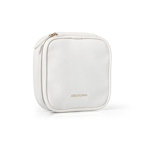 Necessaire Branco Em Poliuretano — foto 1