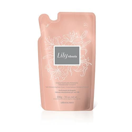 Refil Lily Creme Acetinado Desodorante Hidratante Corporal Absolu 200G — foto 1