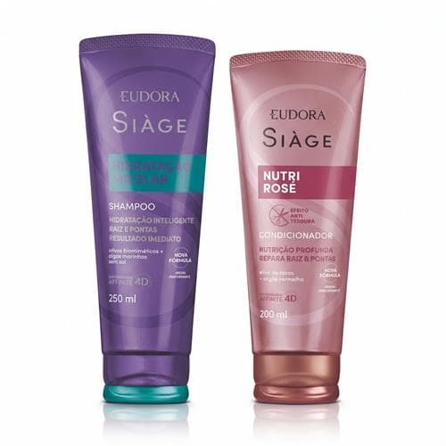 Combo Siage Nutri Rose - Shampo Micelar + Cond Rose — foto 1