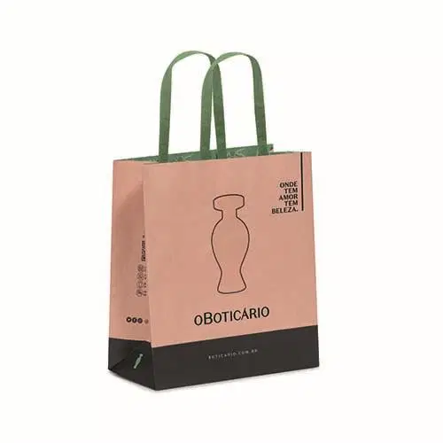 Kit Com 10 Sacolas Cor Rosa Tamanho Pp — foto 1