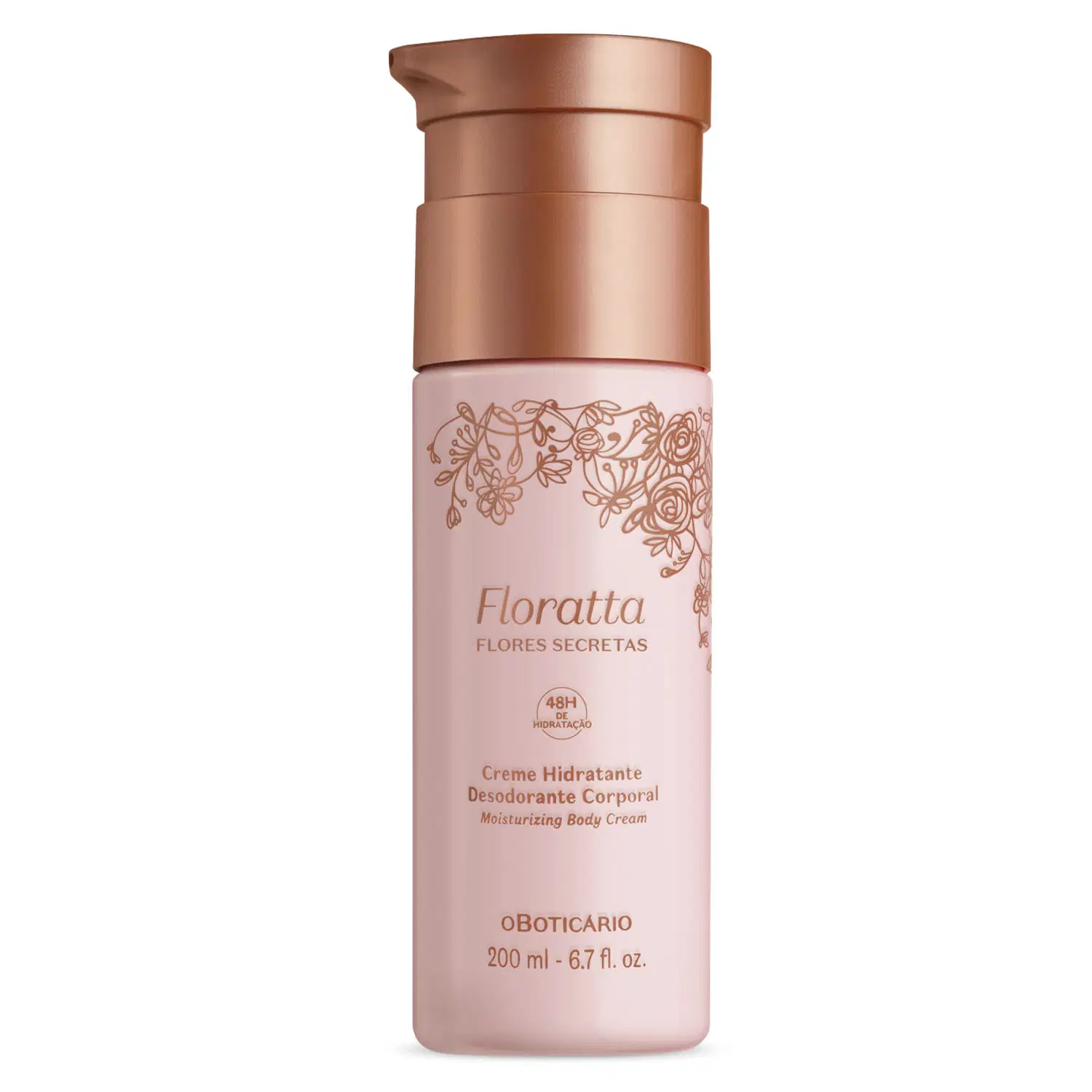 Creme Hidratante Desodorante Corporal Floratta Flores Secretas 200Ml — foto 1