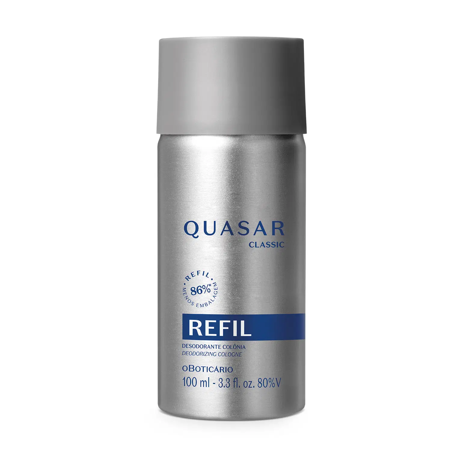 Refil Quasar Classic Desodorante Colônia 100Ml — foto 1