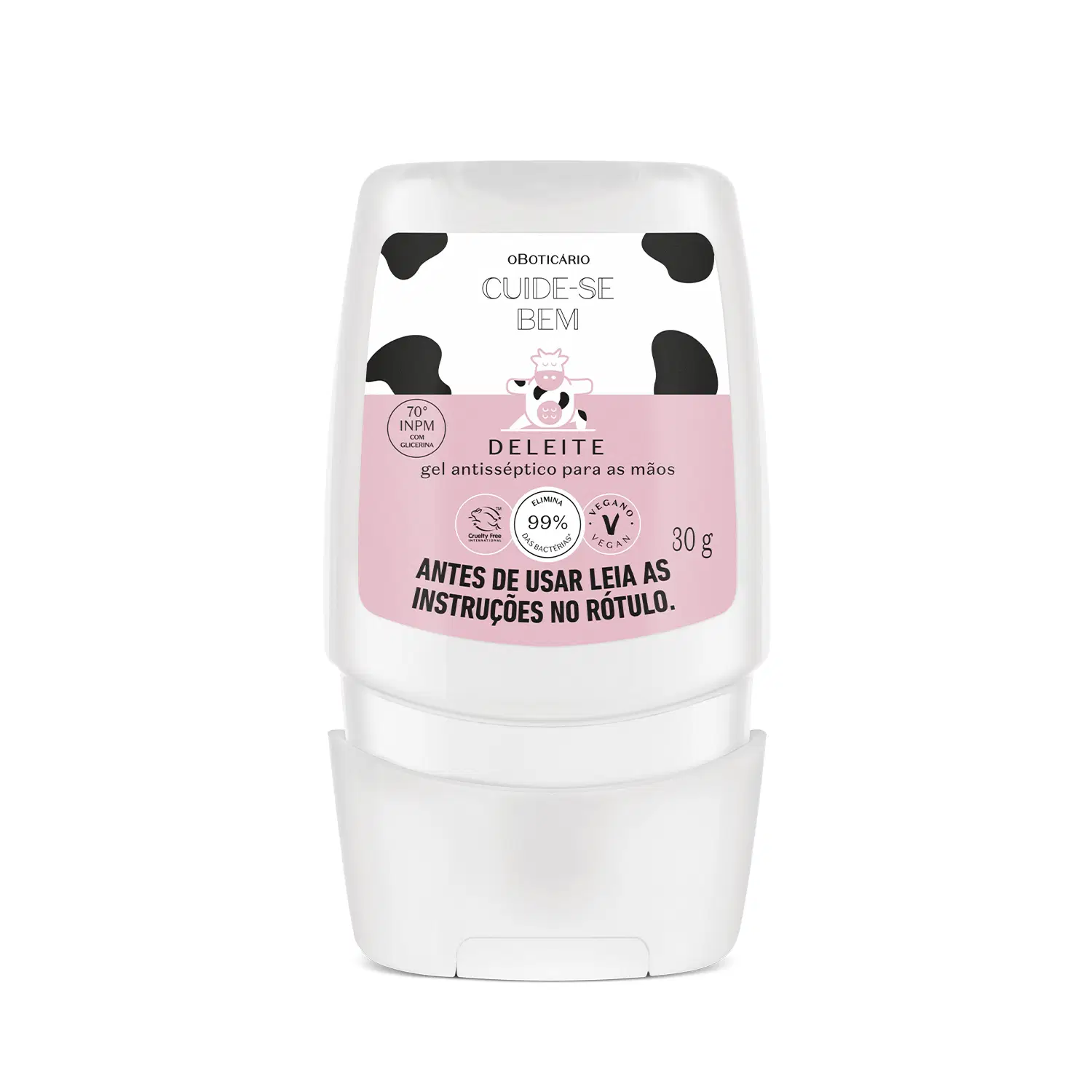 Gel Antisséptico Para As Mãos Cuide-Se Bem Deleite 30G — foto 1
