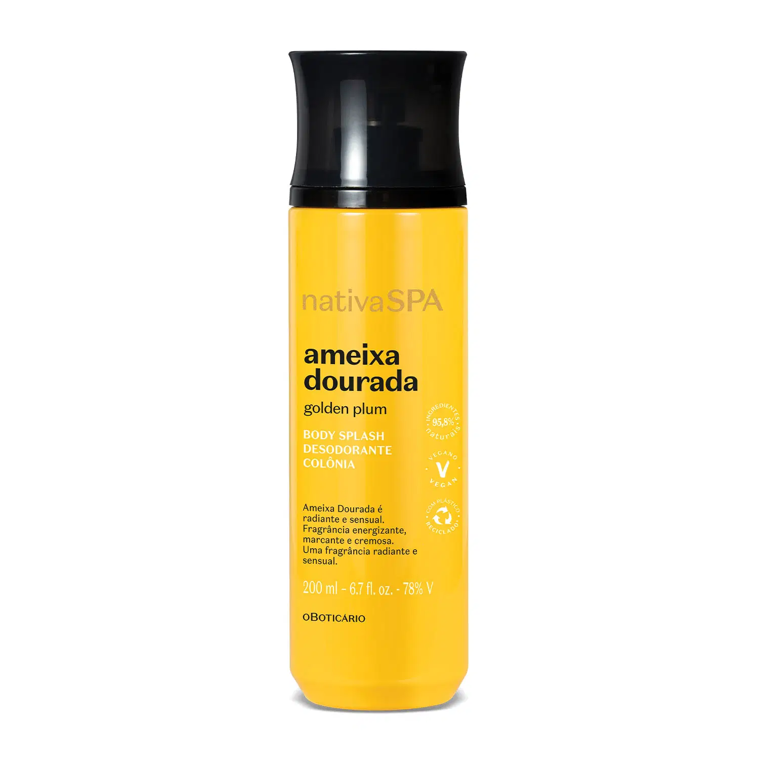 Body Splash Nativa Spa Ameixa Dourada 200Ml — foto 1