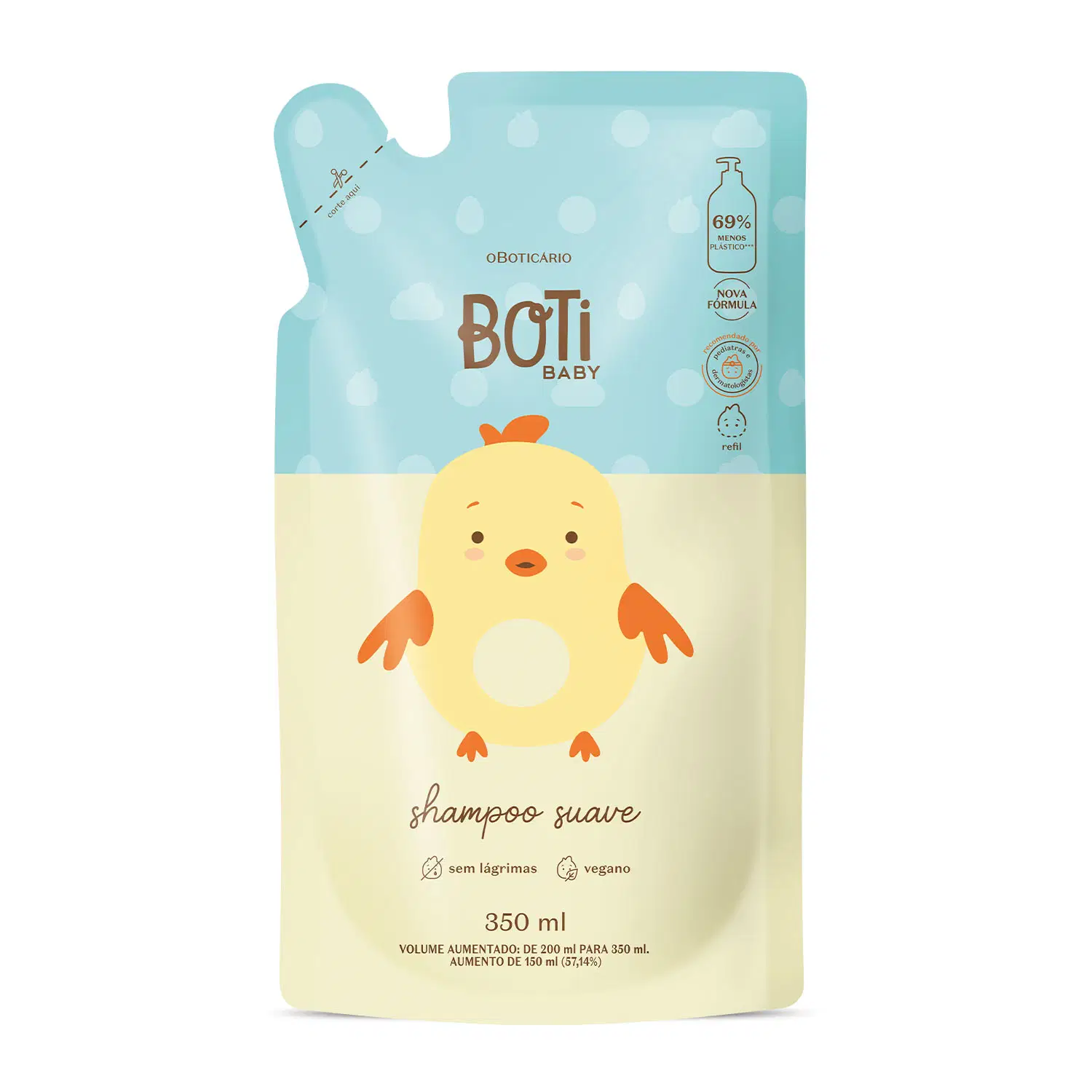 Refil Shampoo Suave Boti Baby 350Ml — foto 1