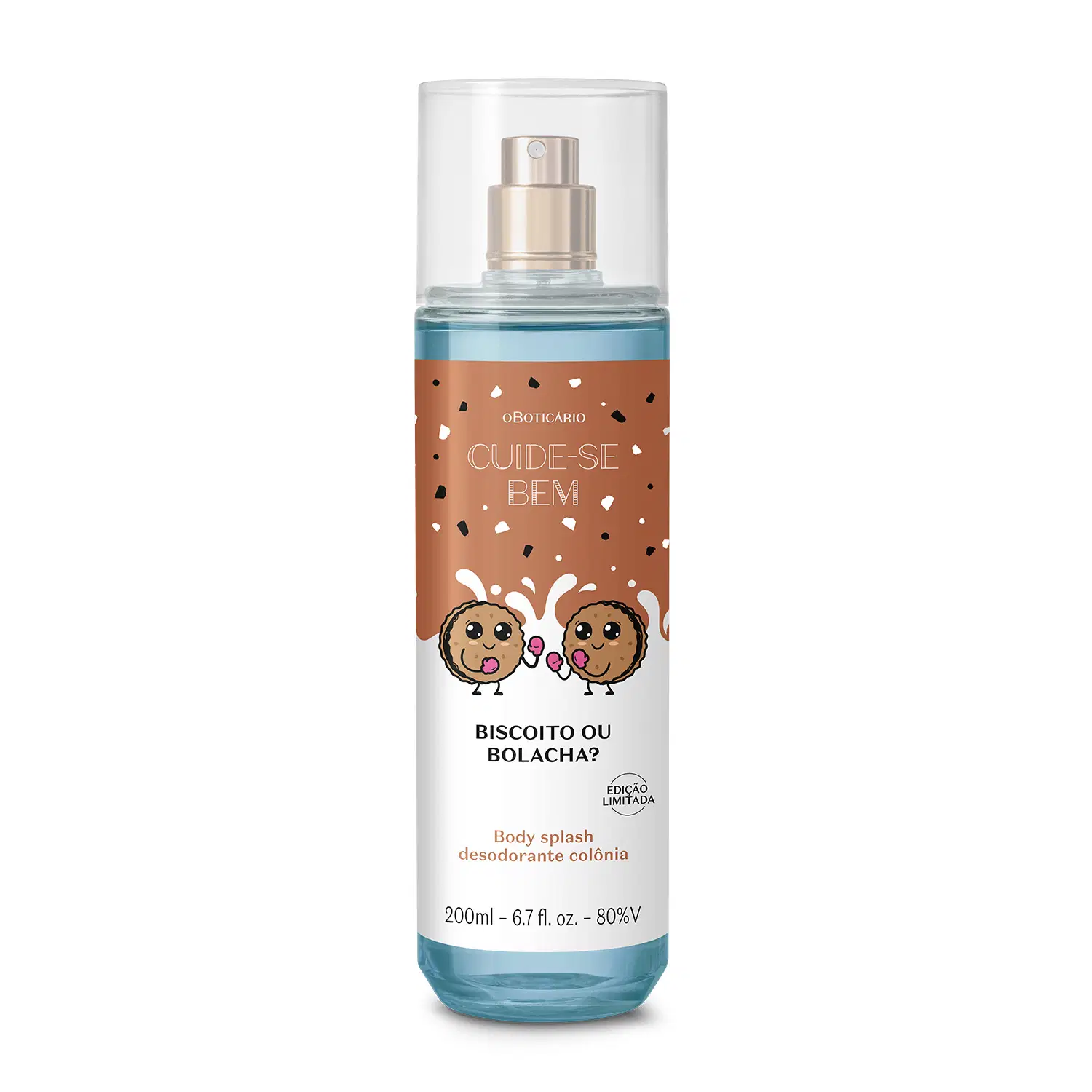 Body Splash Desodorante Colônia Cuide-Se Bem Biscoito Ou Bolacha 200Ml — foto 1