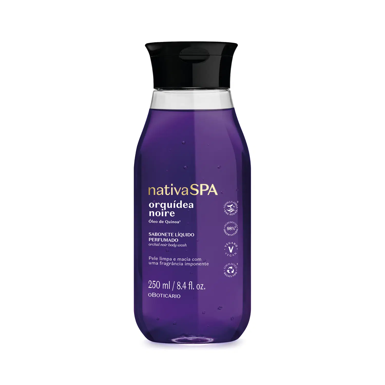 Sabonete Líquido Perfumado Nativa Spa Orquídea Noire 250Ml — foto 1