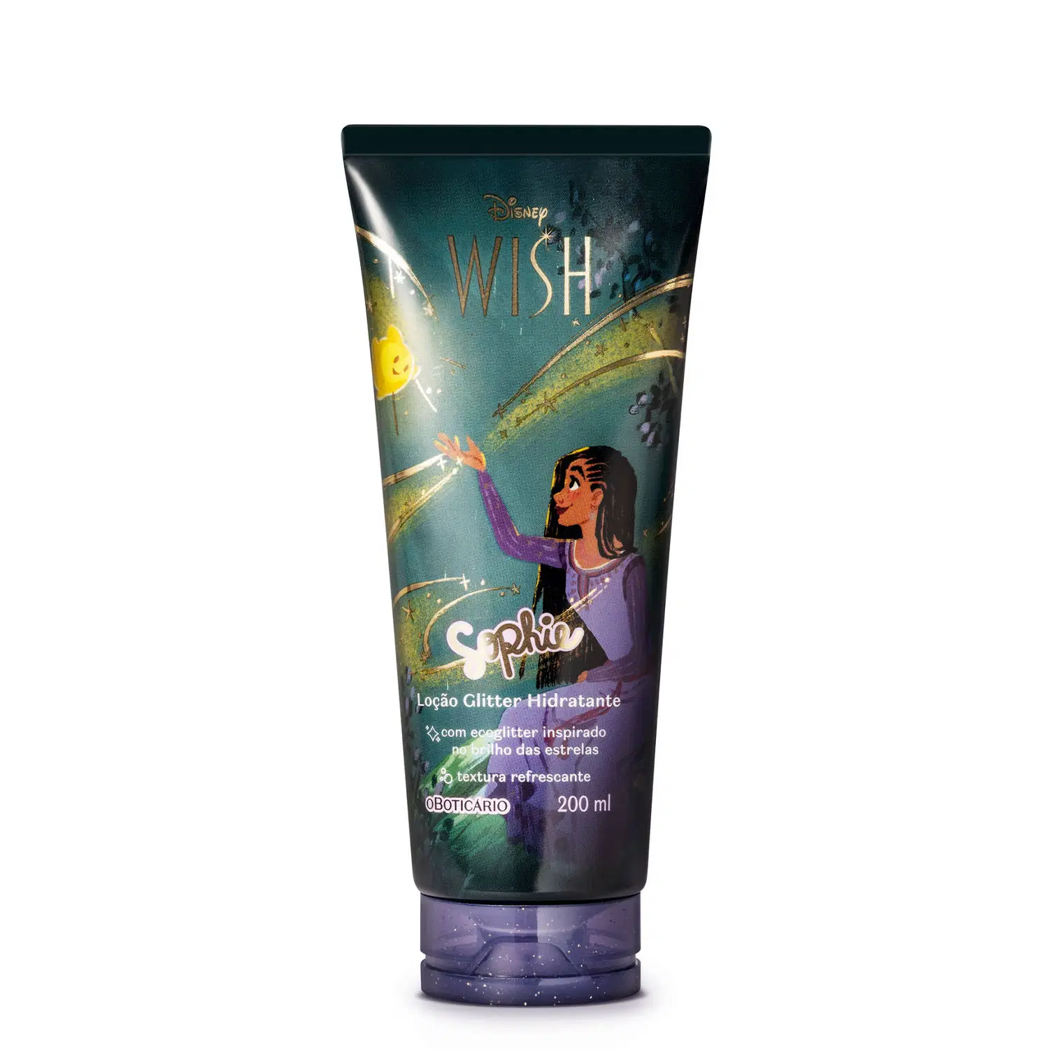Loção Glitter Hidratante Corporal Sophie Disney Wish 200Ml — foto 1