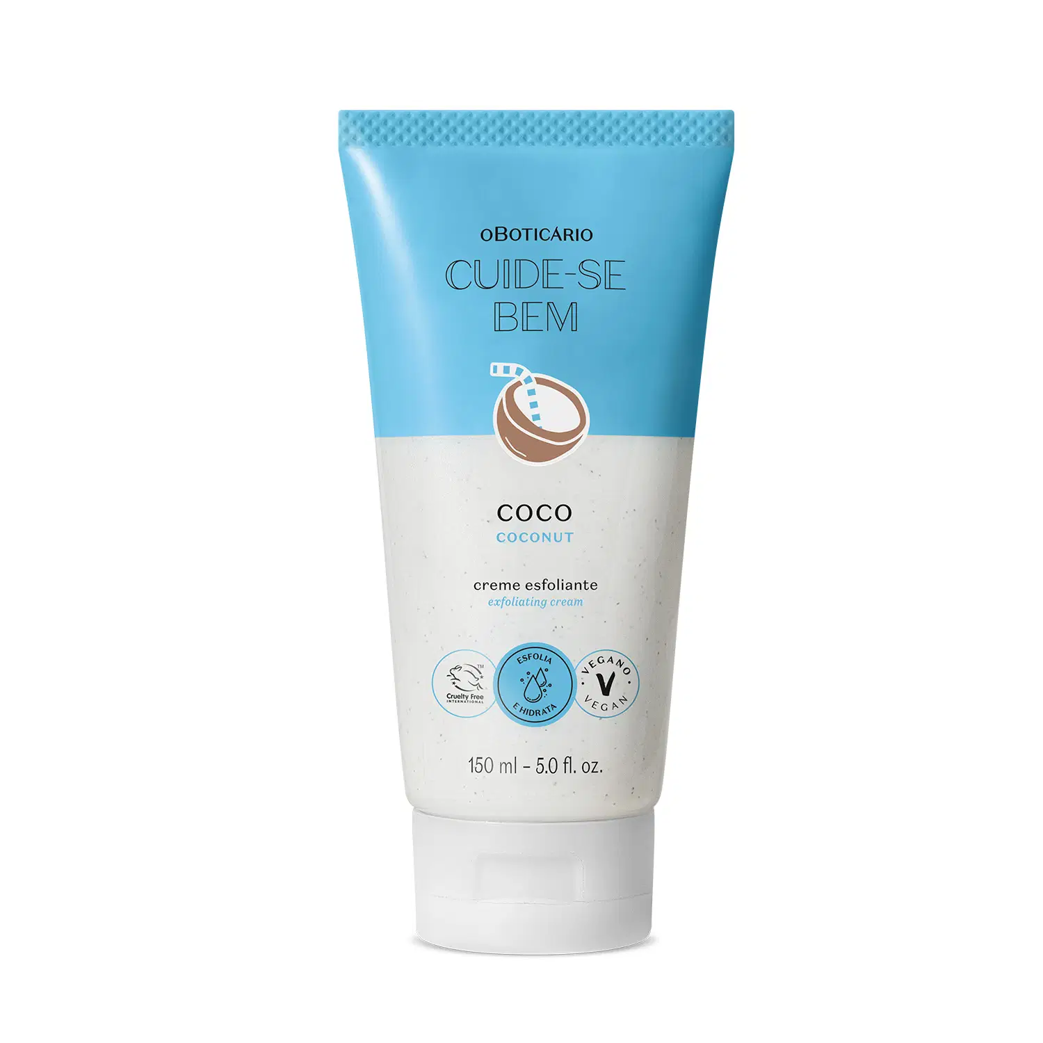 Creme Esfoliante Corporal Cuide-Se Bem Feira Coco 150Ml — foto 1