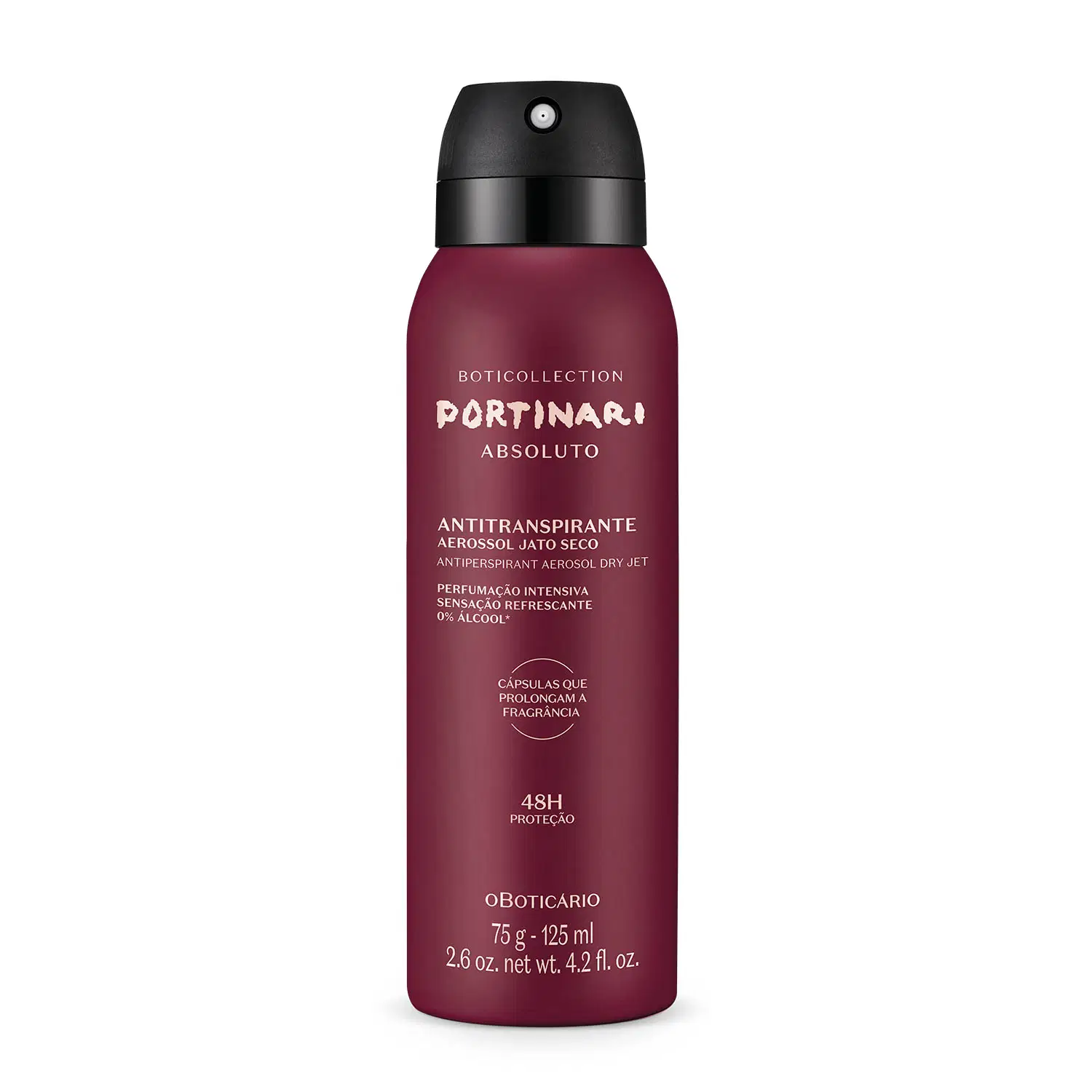 Desodorante Antitranspirante Aerossol Portinari Absoluto 75G/125Ml — foto 1