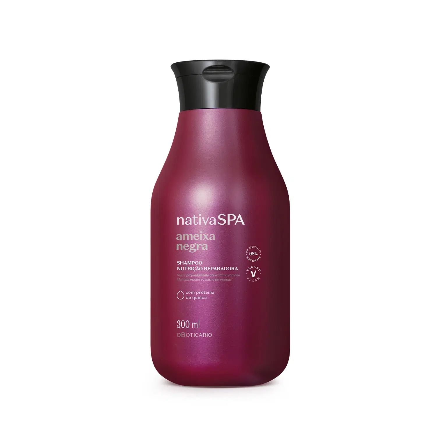 Shampoo Nutrição Reparadora Nativa Spa Ameixa Negra 300Ml — foto 1