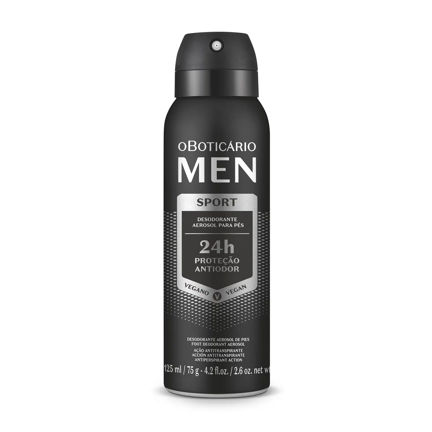 Desodorante Aerosol Para Os Pés Men Sport 125Ml/75G — foto 1