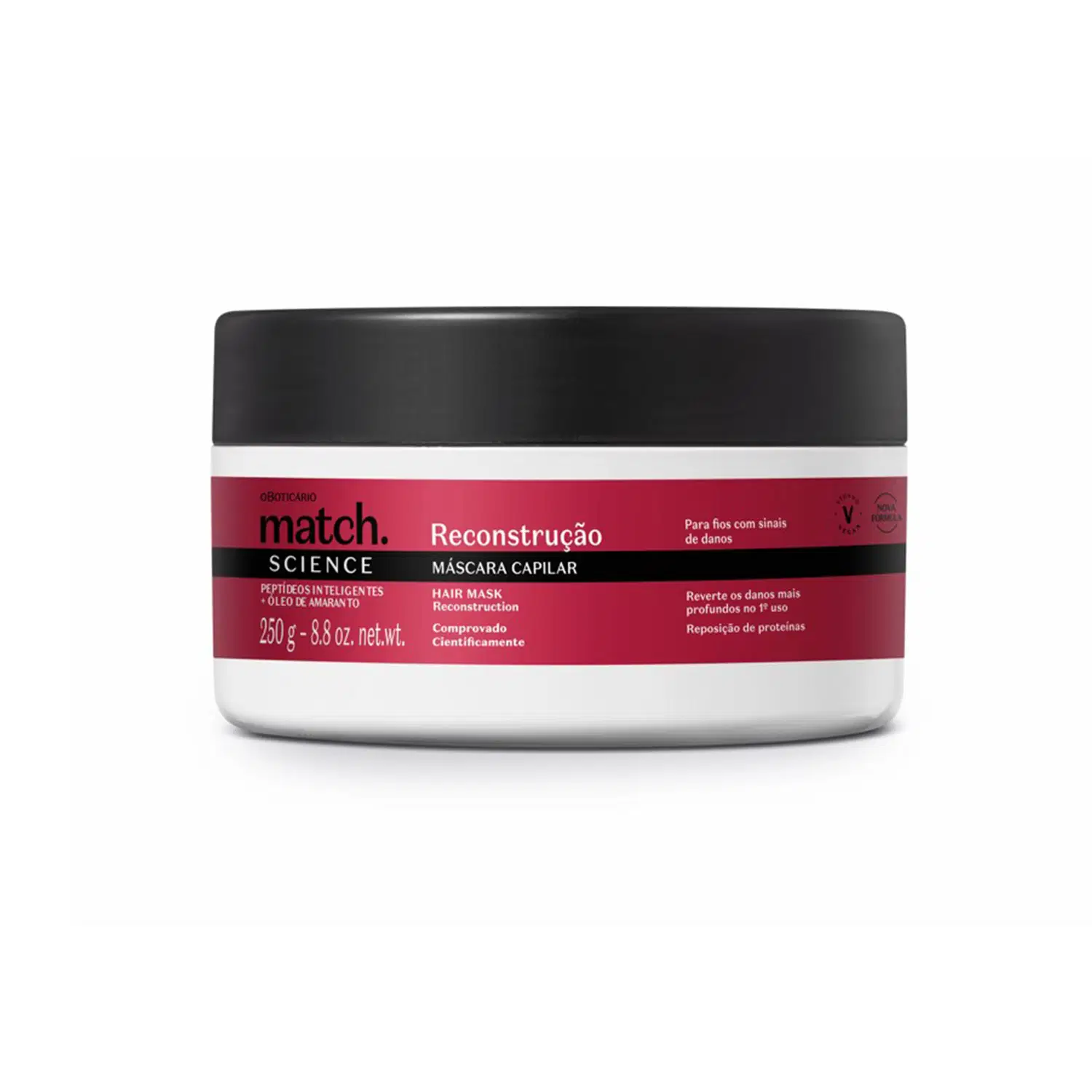 Máscara Capilar Match Science Reconstrução 250G — foto 1