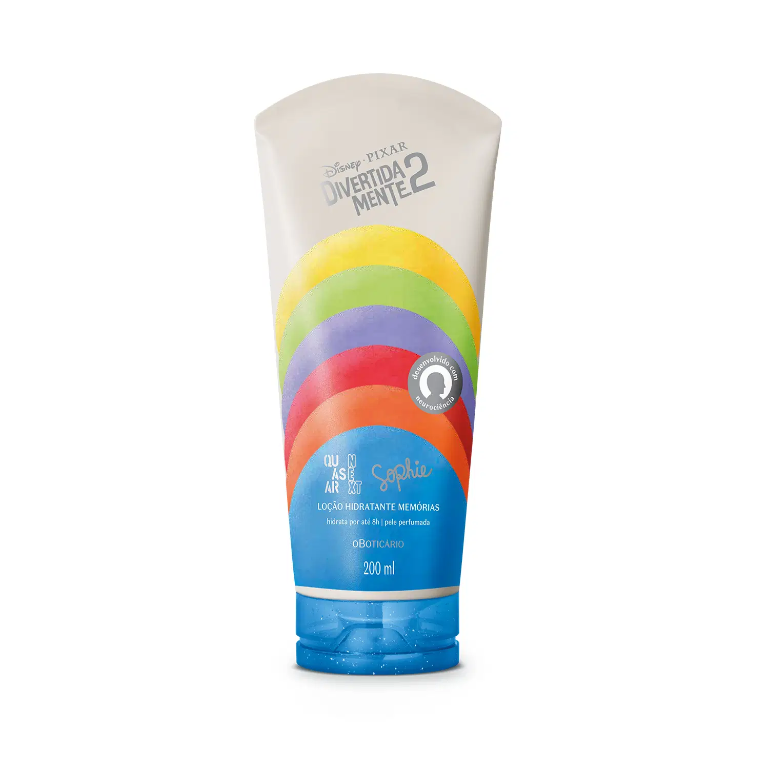 Loção Hidratante Desodorante Corporal Memórias Sophie Quasar Next Divertida Mente 2 200Ml — foto 1