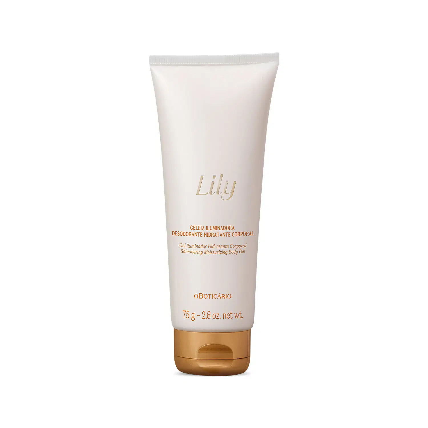 Geléia Iluminadora Desodorante Hidratante Corporal Lily 75G — foto 1