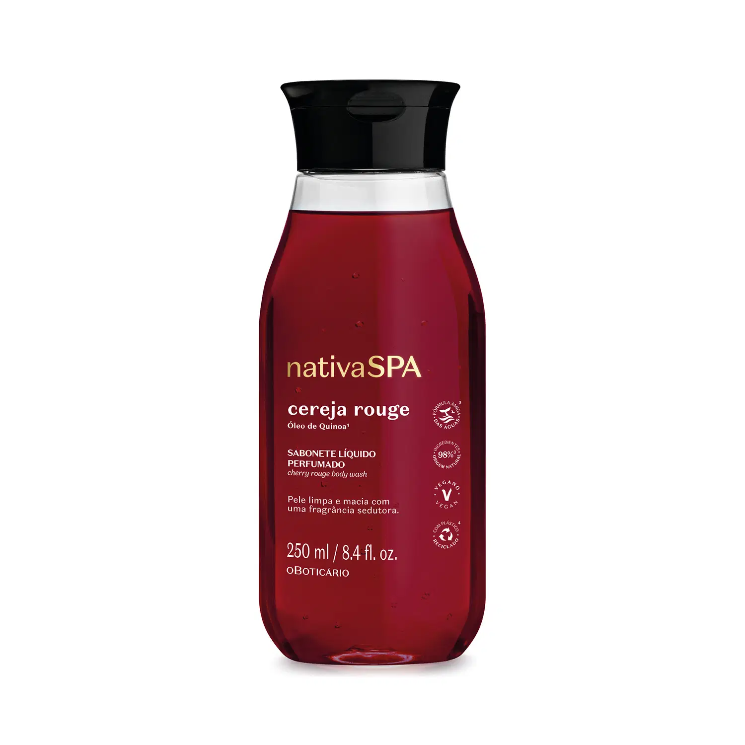 Sabonete Líquido Perfumado Nativa Spa Cereja Rouge 250Ml — foto 1
