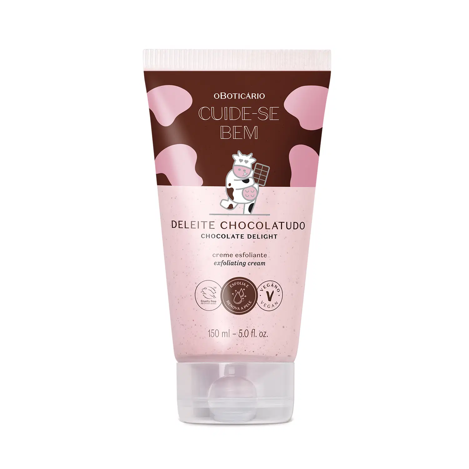 Creme Esfoliante Corporal Cuide-Se Bem Deleite Chocolatudo 150Ml — foto 1