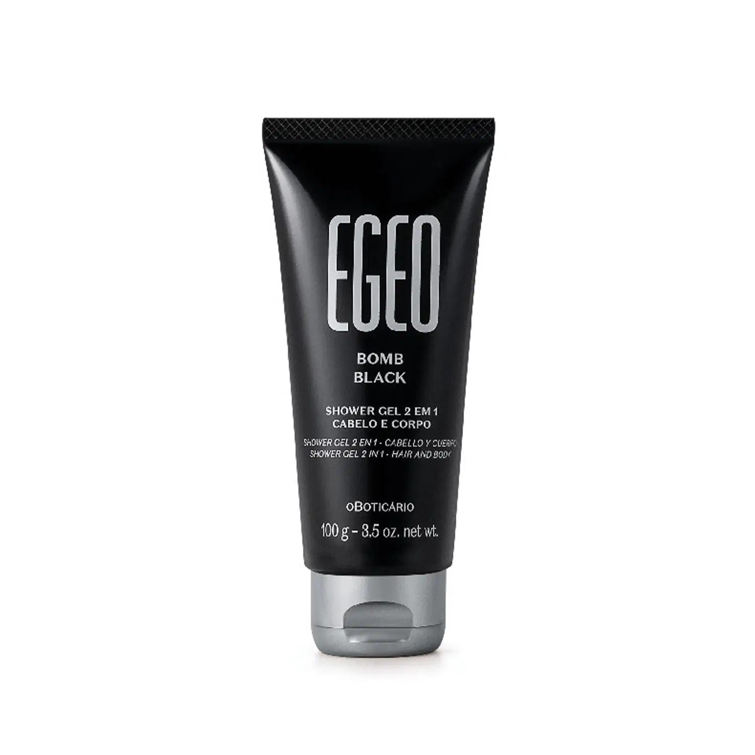 Shower Gel 2 Em 1 Cabelo E Corpo Egeo Bomb Black 100G — foto 1