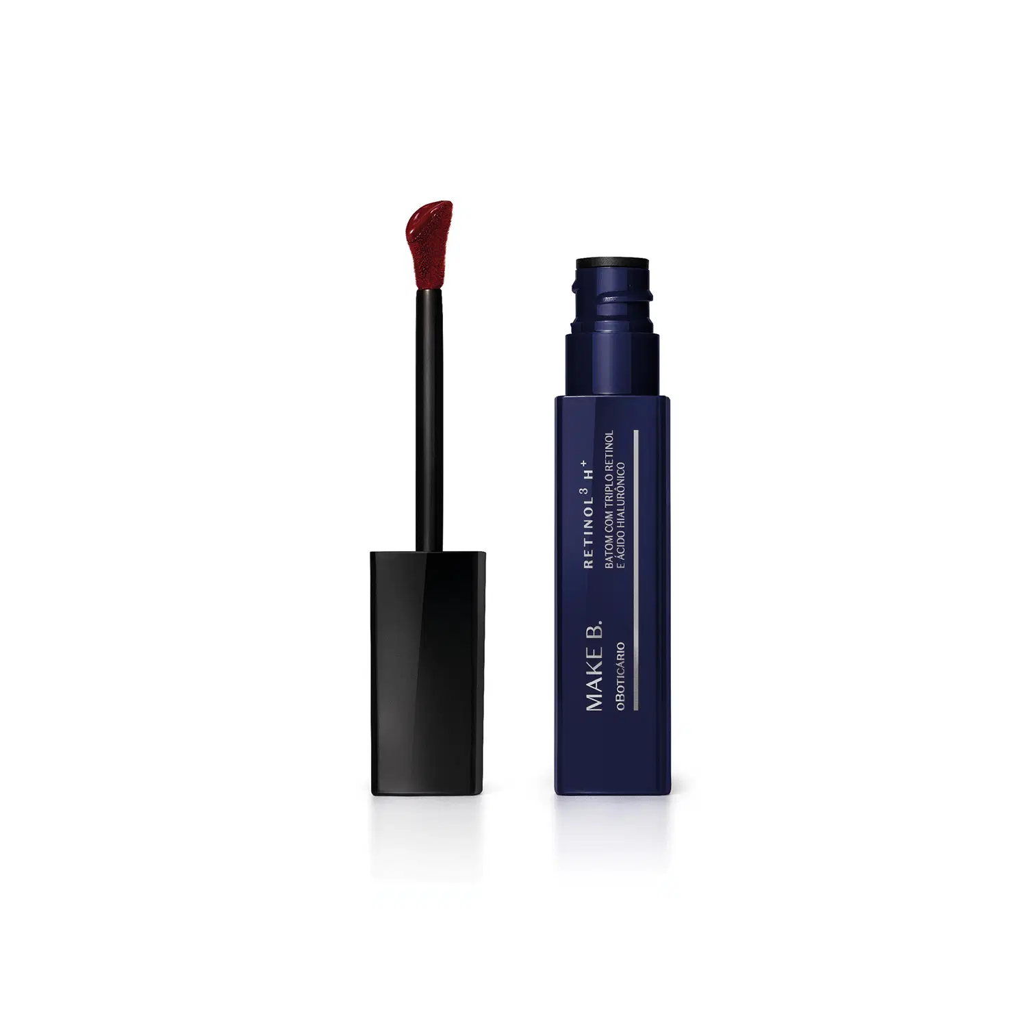 Batom Líquido Vermelho Red Velvet Make B. Retinol³ H+ 6Ml — foto 1
