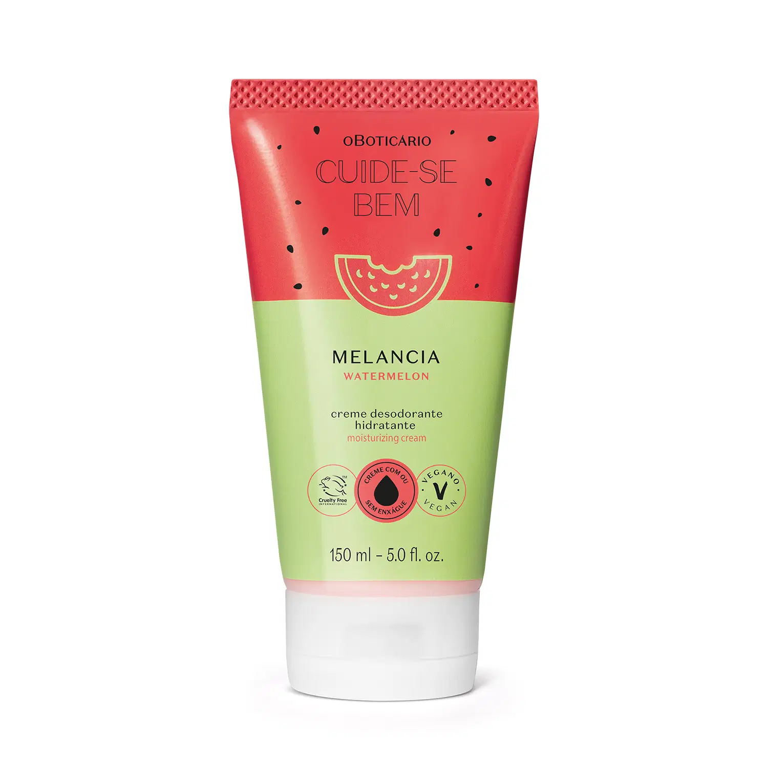 Creme Desodorante Hidratante Corporal Cuide-Se Bem Melancia 150Ml — foto 1