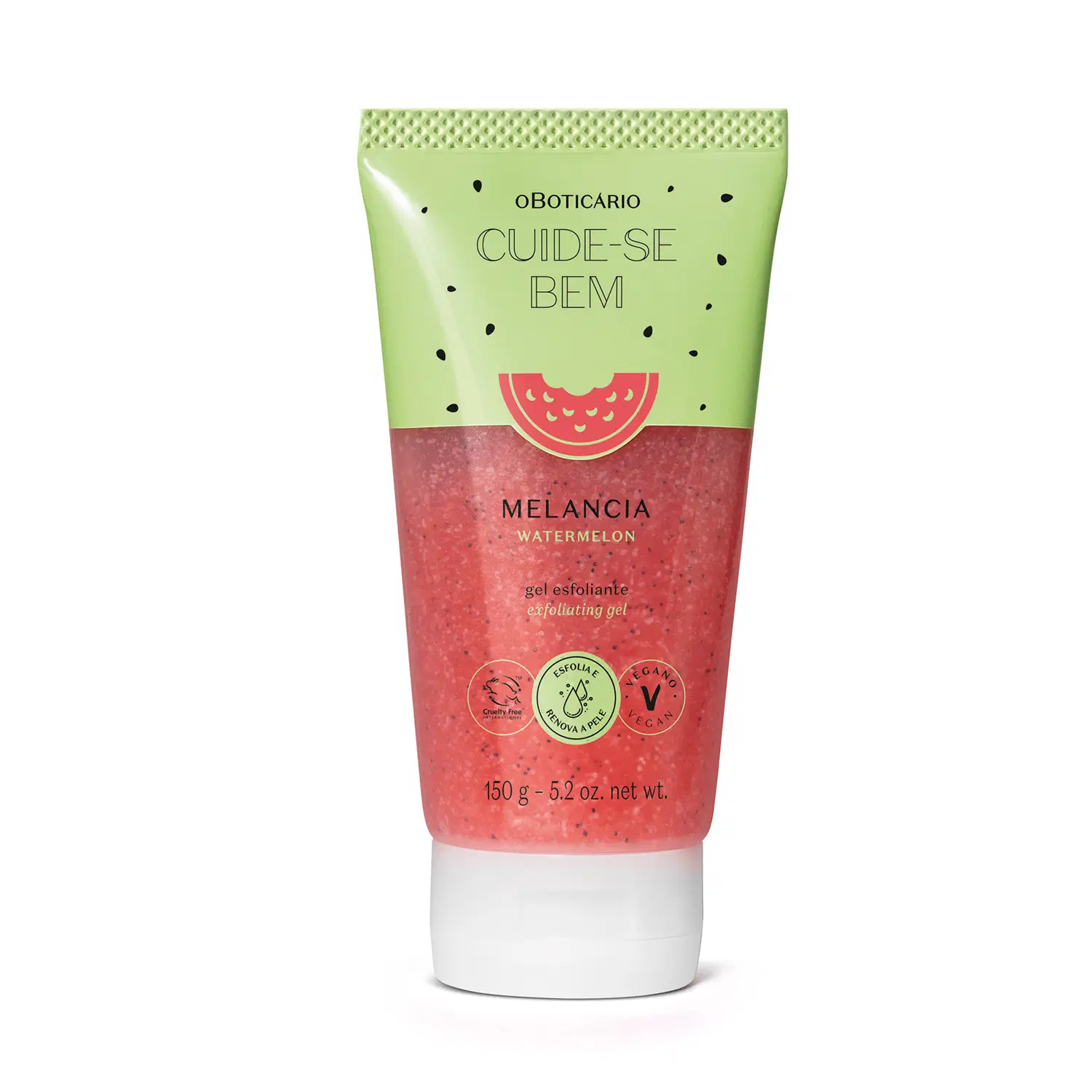 Gel Esfoliante Corporal Cuide-Se Bem Melancia 150G — foto 1