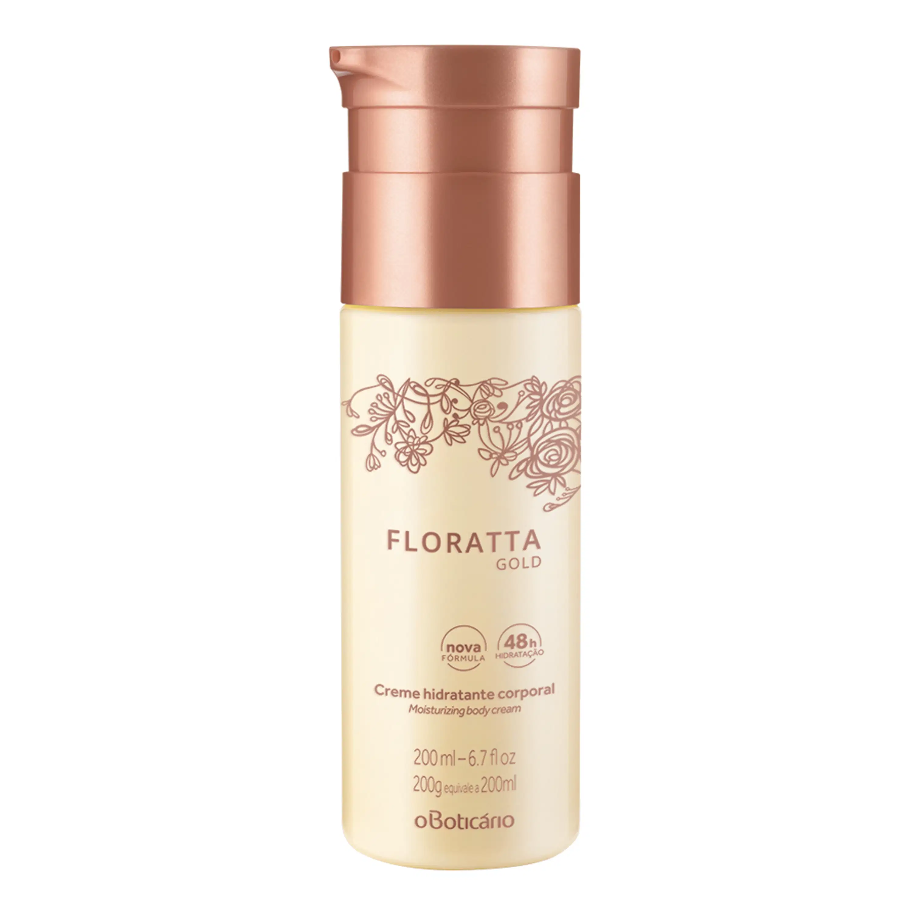 Creme Hidratante Desodorante Corporal Floratta Gold 200Ml — foto 1