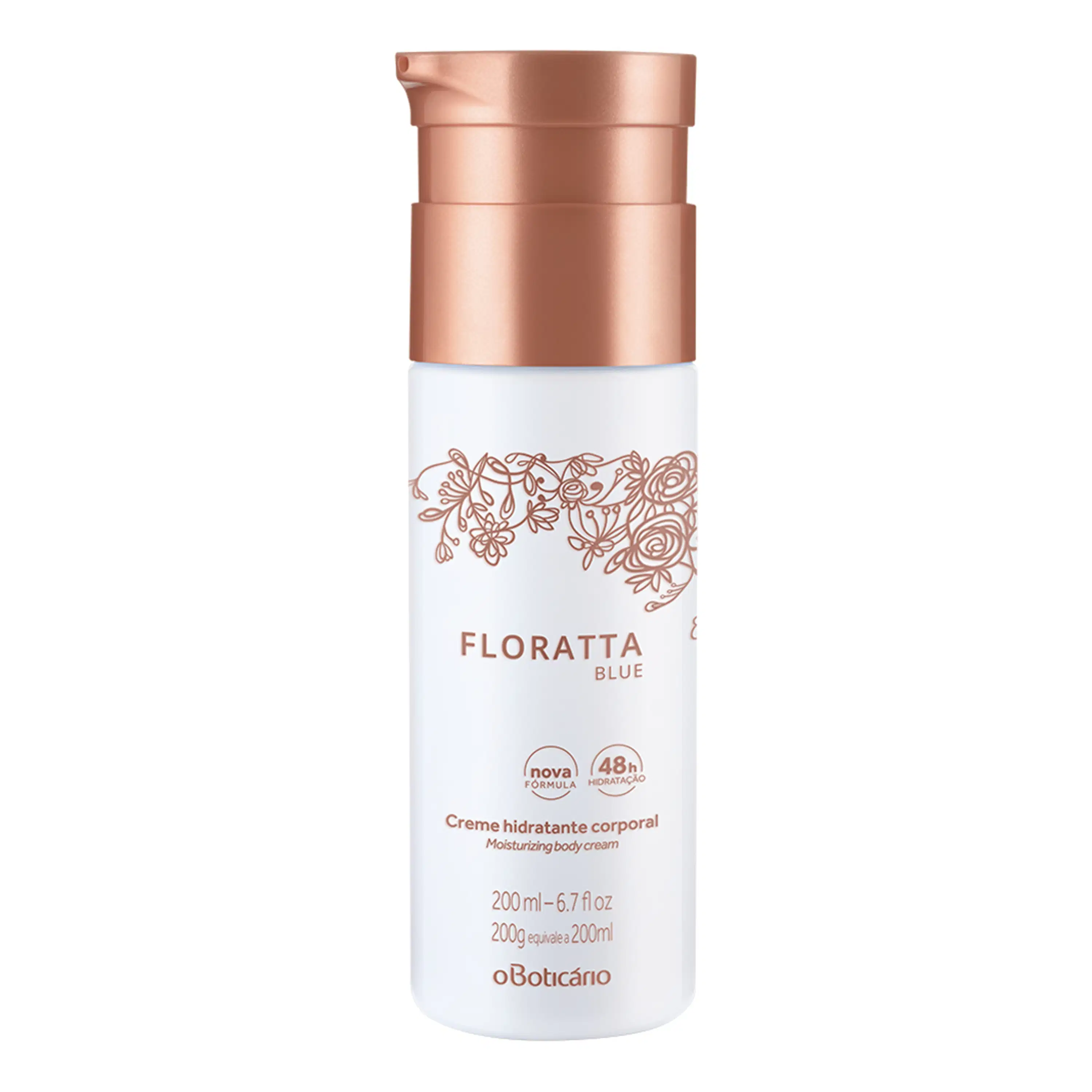 Creme Hidratante Desodorante Corporal Floratta Blue 200Ml — foto 1
