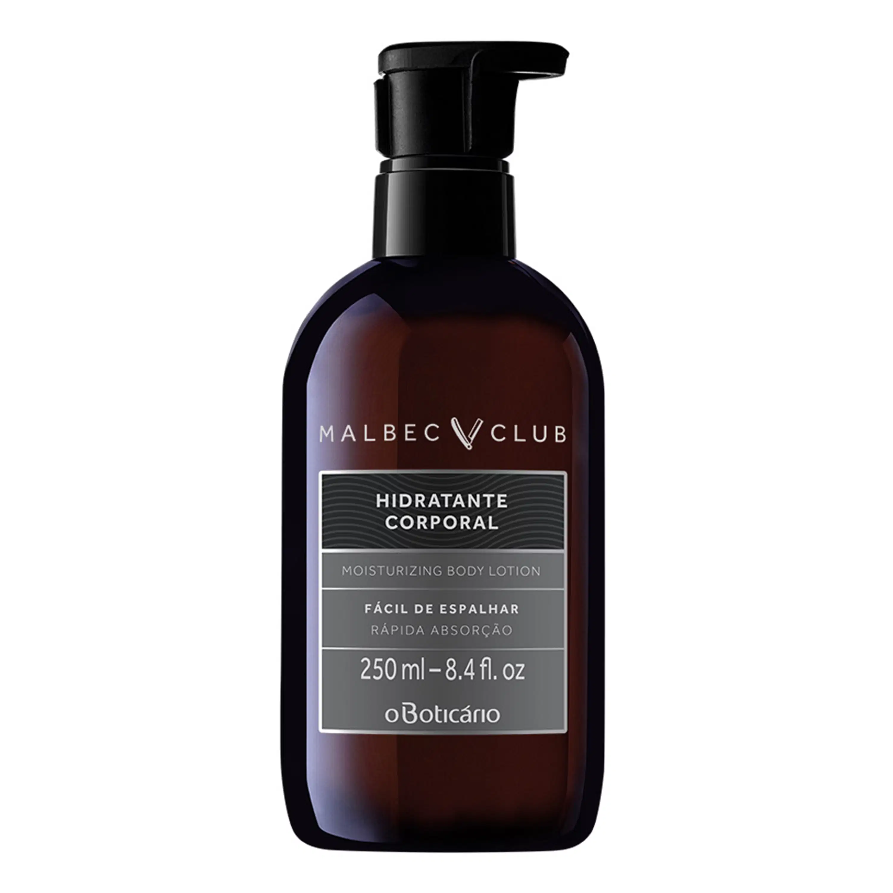 Loção Hidratante Desodorante Corporal Malbec Club, 250Ml — foto 1
