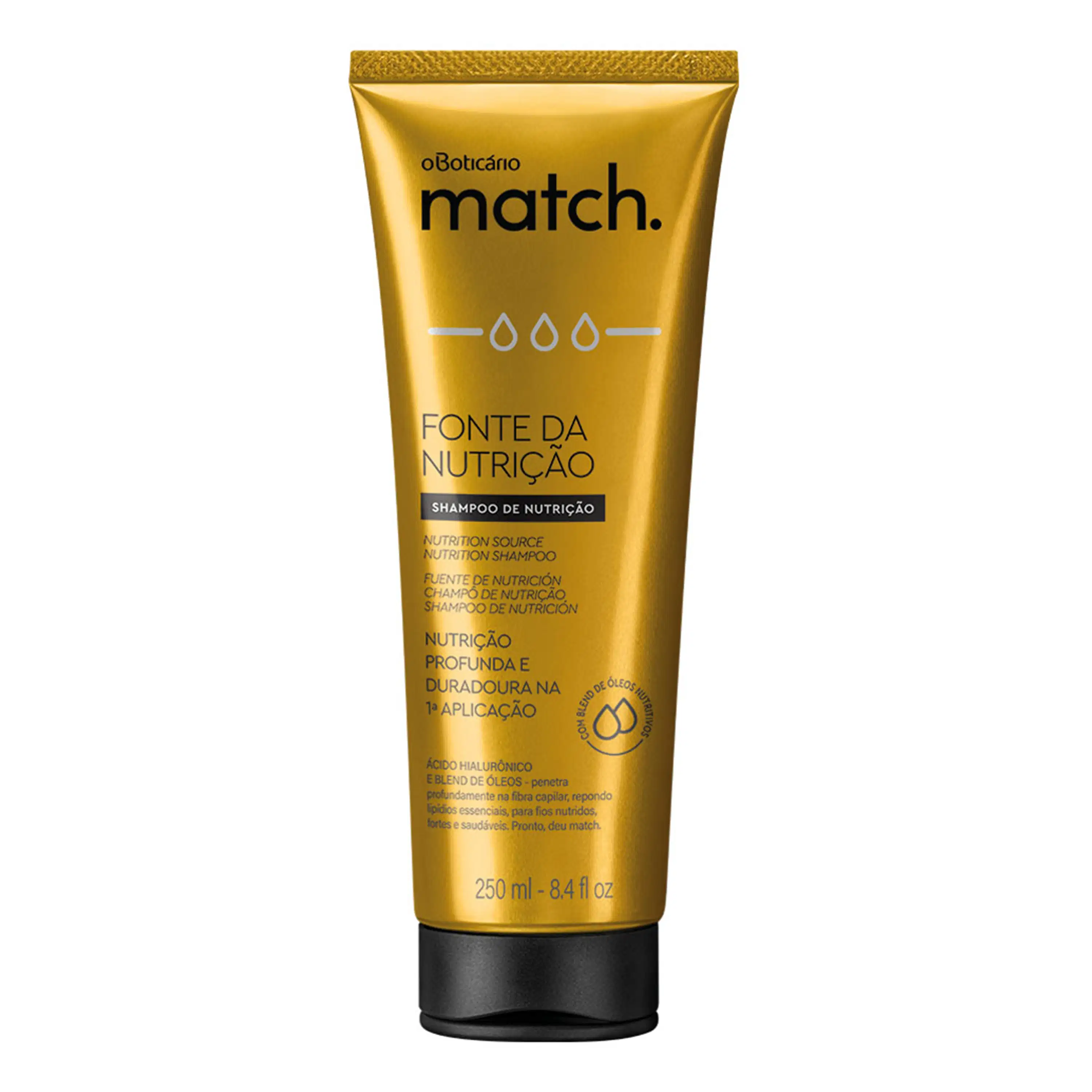 Shampoo Match Fonte Da Nutrição, 250Ml — foto 1