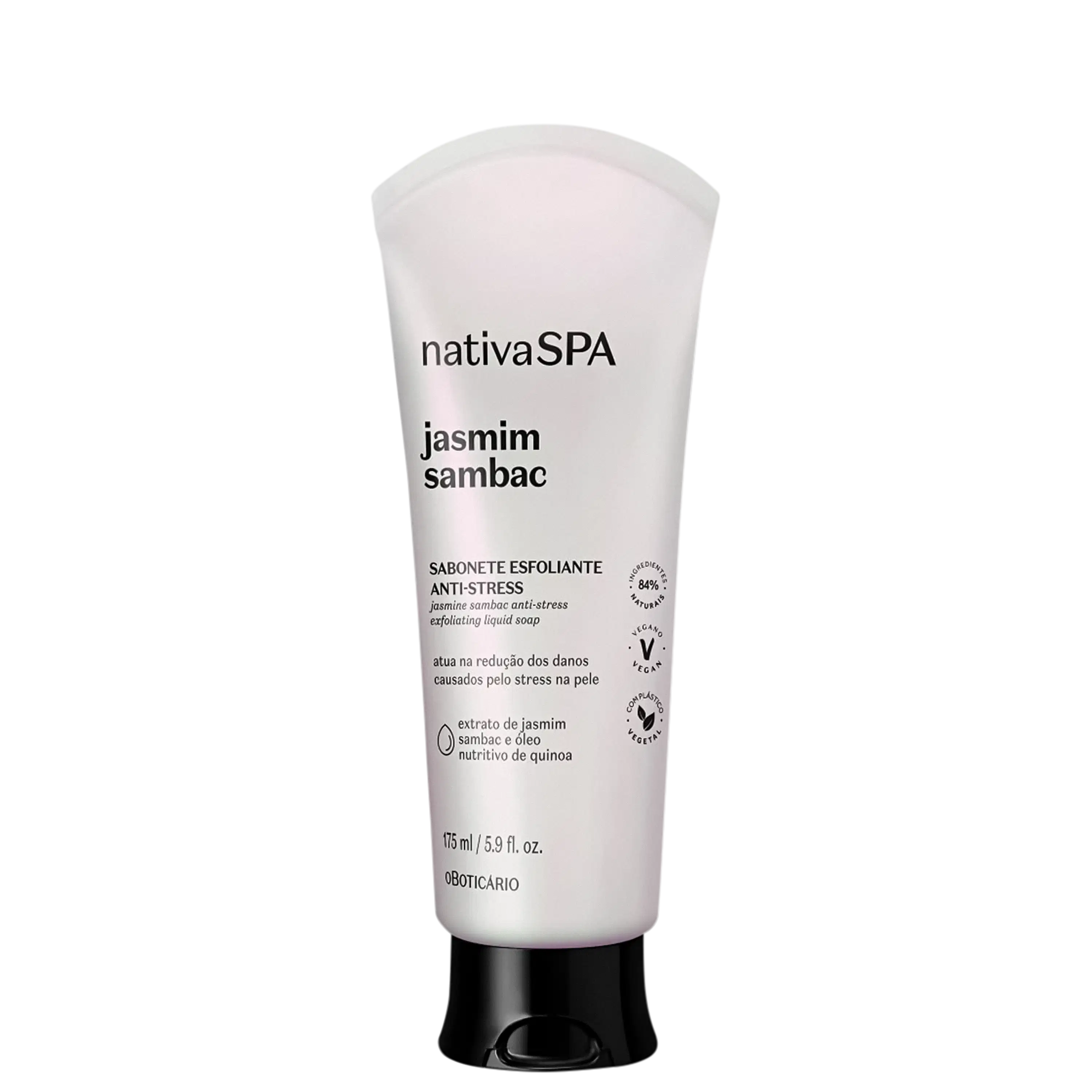 Sabonete Líquido Esfoliante Corporal Anti-Stress Nativa Spa Jasmim Sambac 175Ml — foto 1
