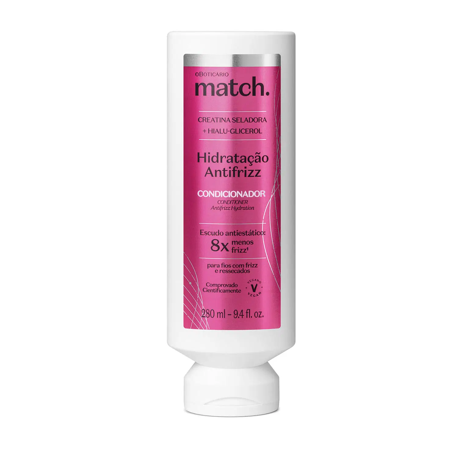 Condicionador Match Hidratação Antifrizz 280Ml — foto 1