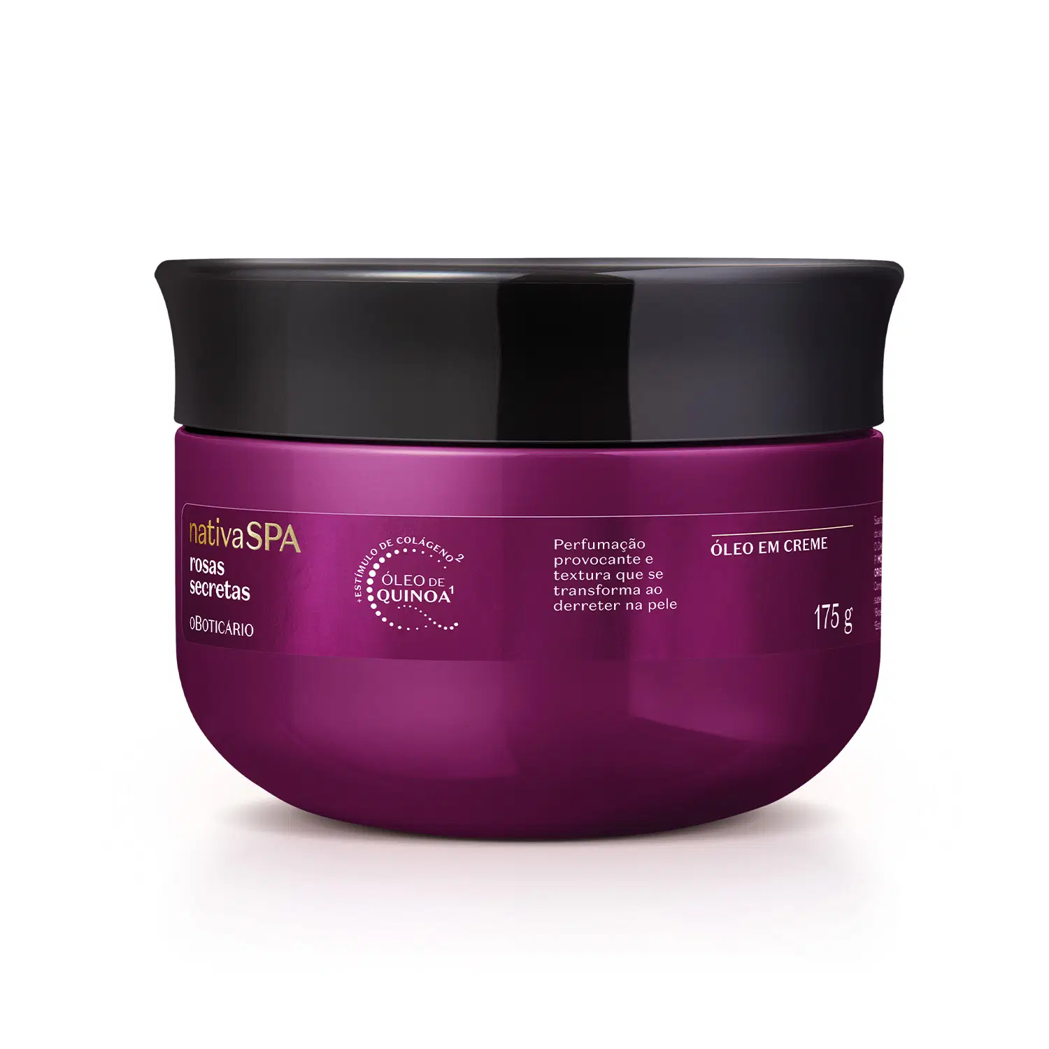 Óleo Em Creme Corporal Nativa Rosas Secretas 175G — foto 1