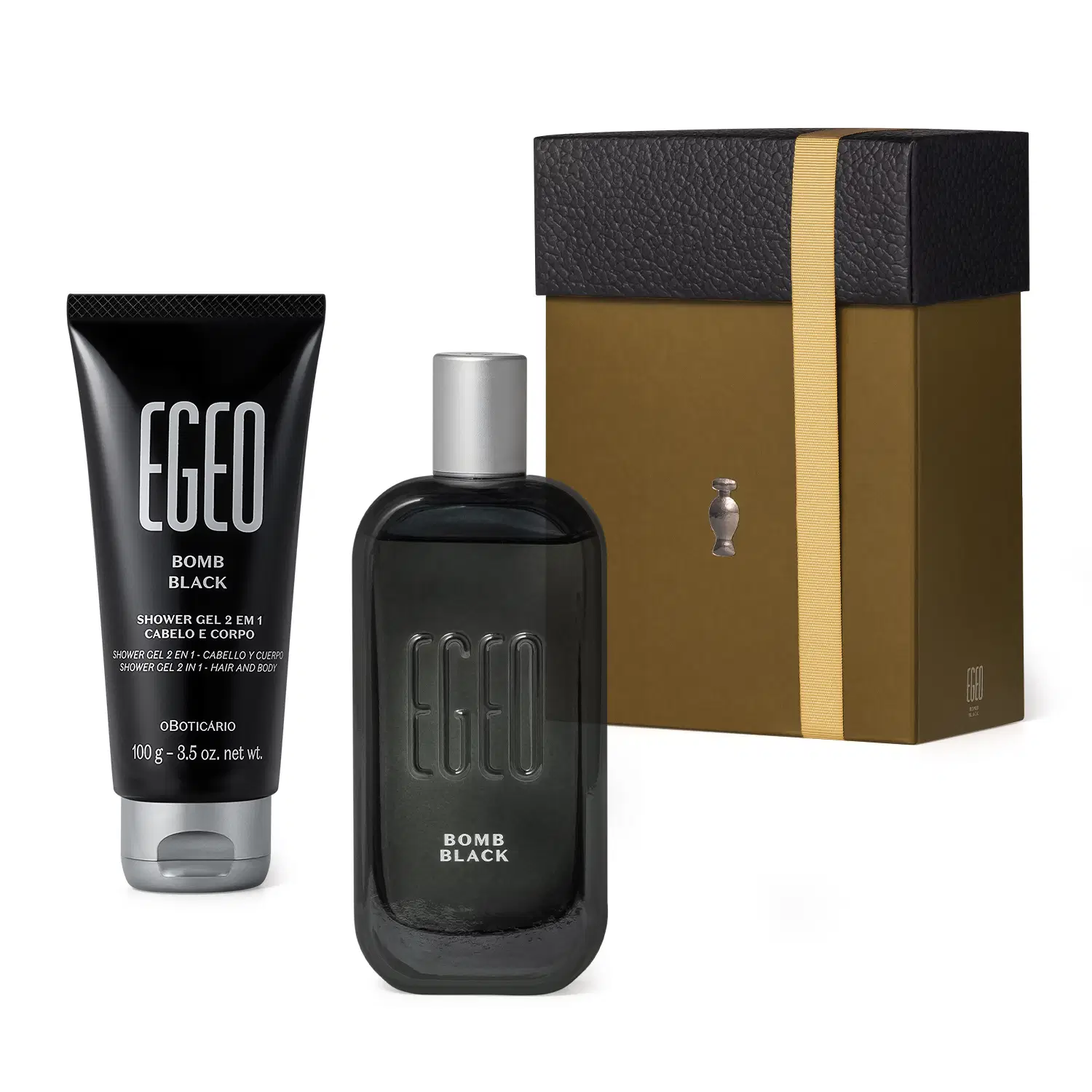 Kit Presente Dia Dos Pais Egeo Bomb Black (2 Itens) — foto 1