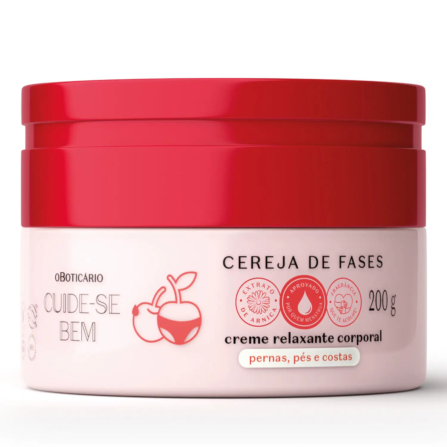Creme Relaxante Corporal Cuide-Se Bem Cereja De Fases 200G — foto 1