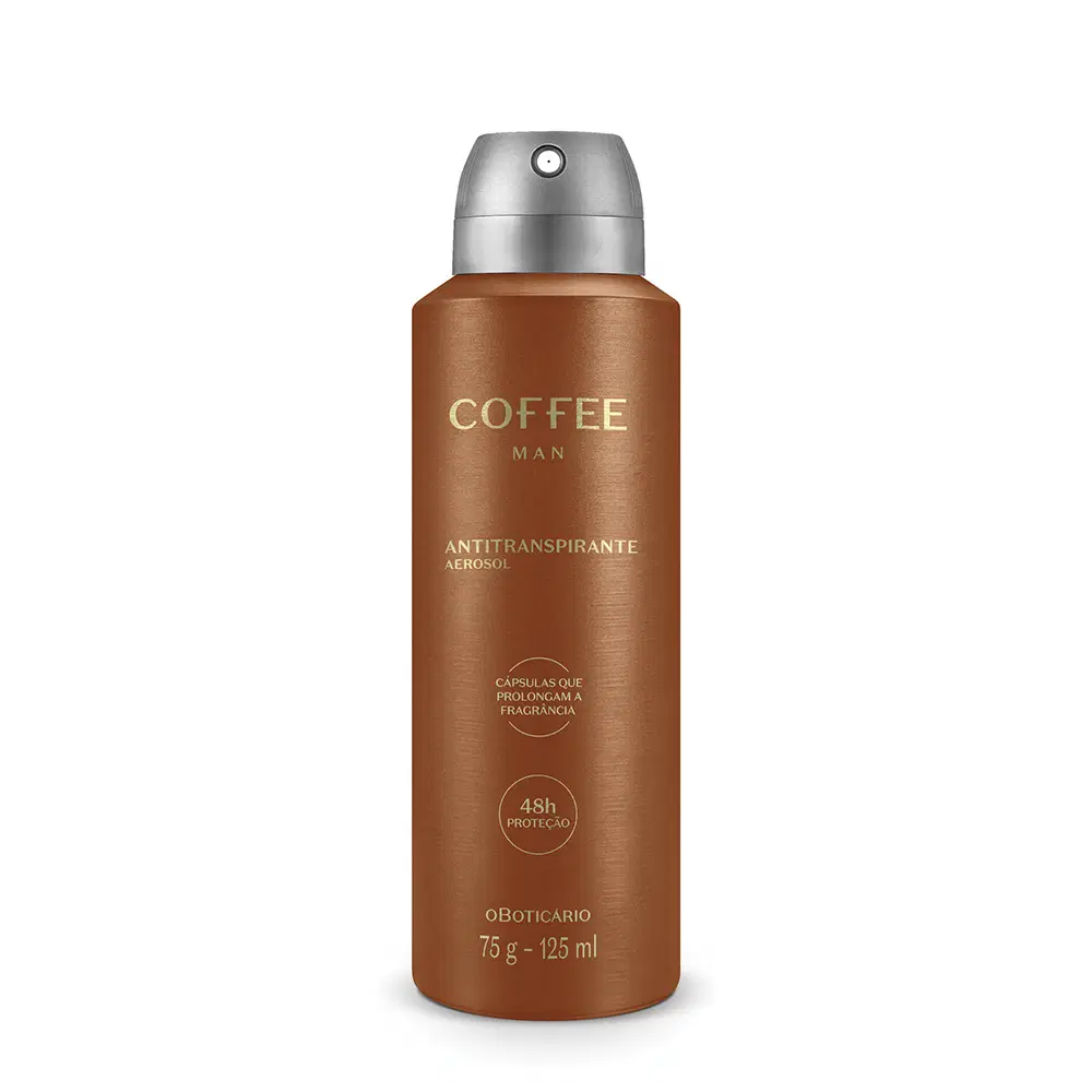 Desodorante Antitranspirante Aerossol Coffee Man 125Ml — foto 1