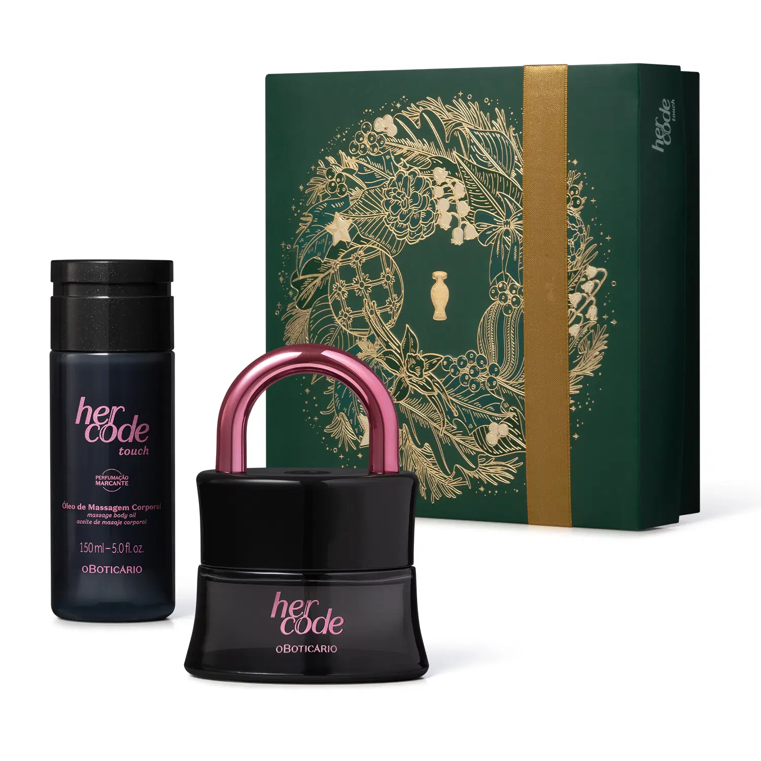 Kit Presente Natal Her Code Touch (2 Itens) — foto 1