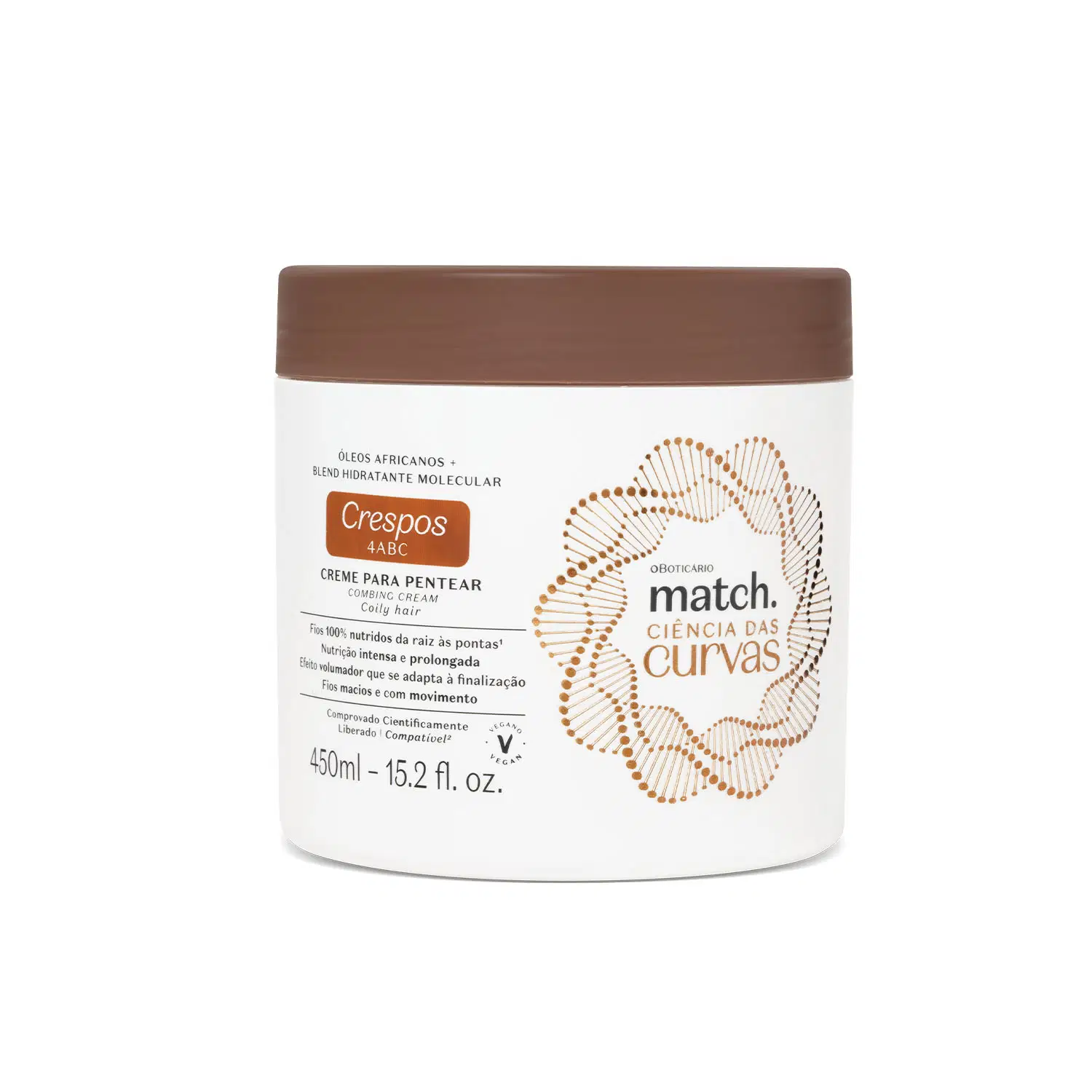 Creme Para Pentear Match Ciência Das Curvas Crespos 450Ml — foto 1