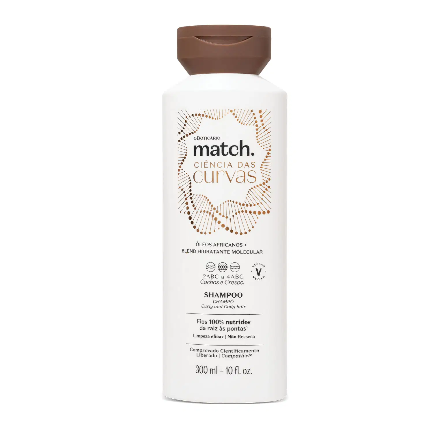 Match Shampoo Ciência Das Curvas 300Ml — foto 1