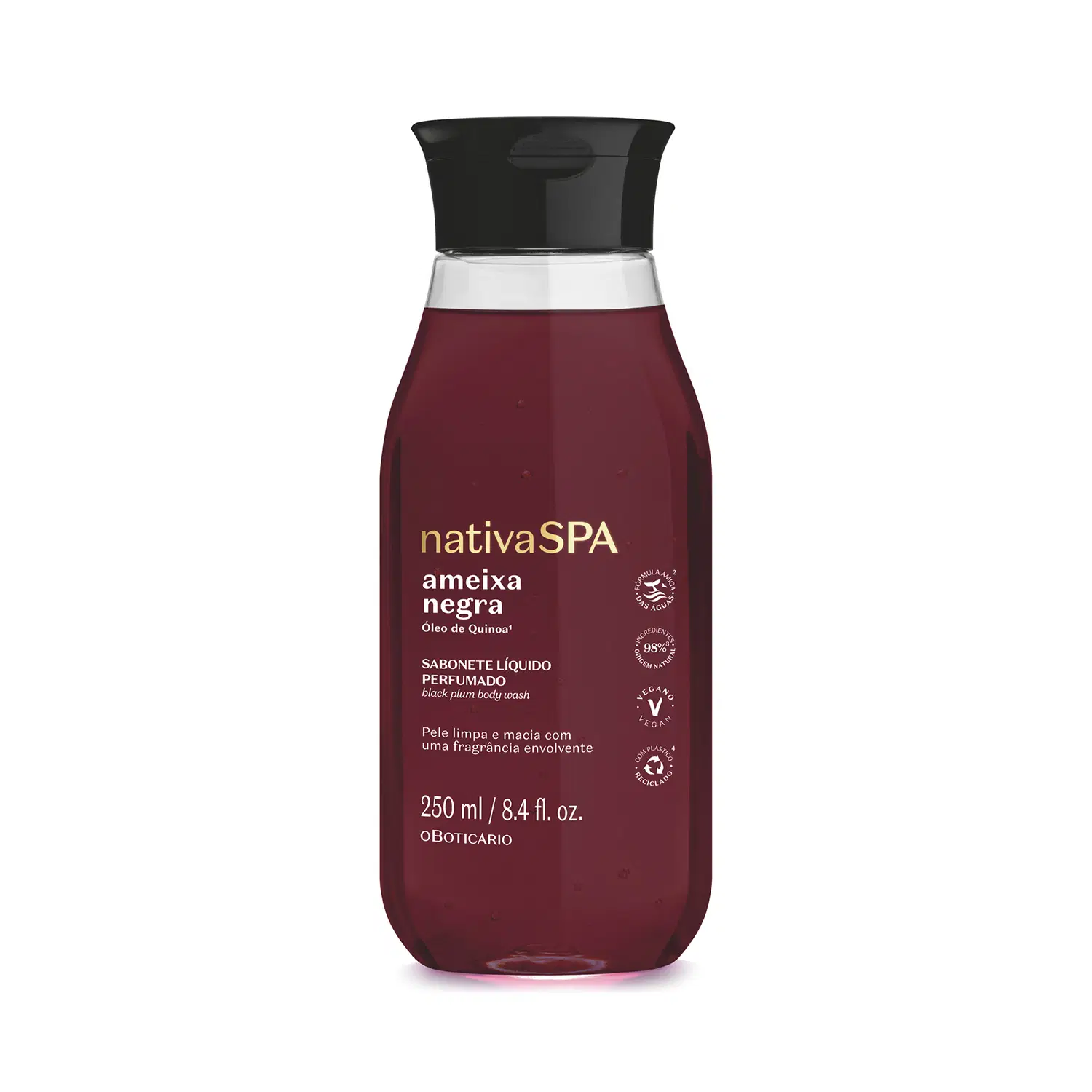 Sabonete Líquido Perfumado Nativa Spa Ameixa Negra 250Ml — foto 1