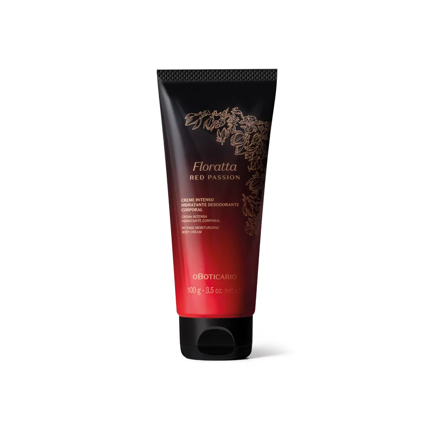 Creme Intenso Hidratante Desodorante Corporal Floratta Red Passion 100G — foto 1