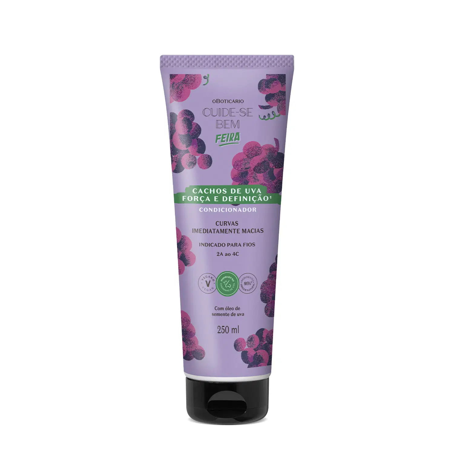 Condicionador Cuide-Se Bem Feira Cachos De Uva 250Ml — foto 1