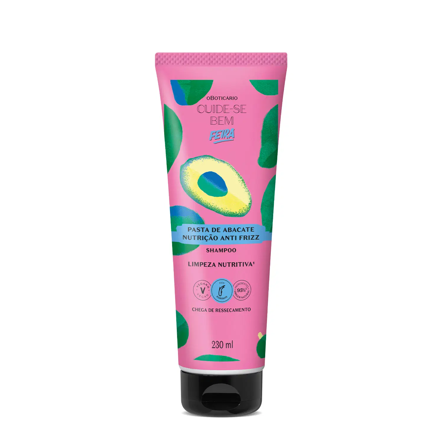 Shampoo Cuide-Se Bem Feira Pasta De Abacate 230Ml — foto 1