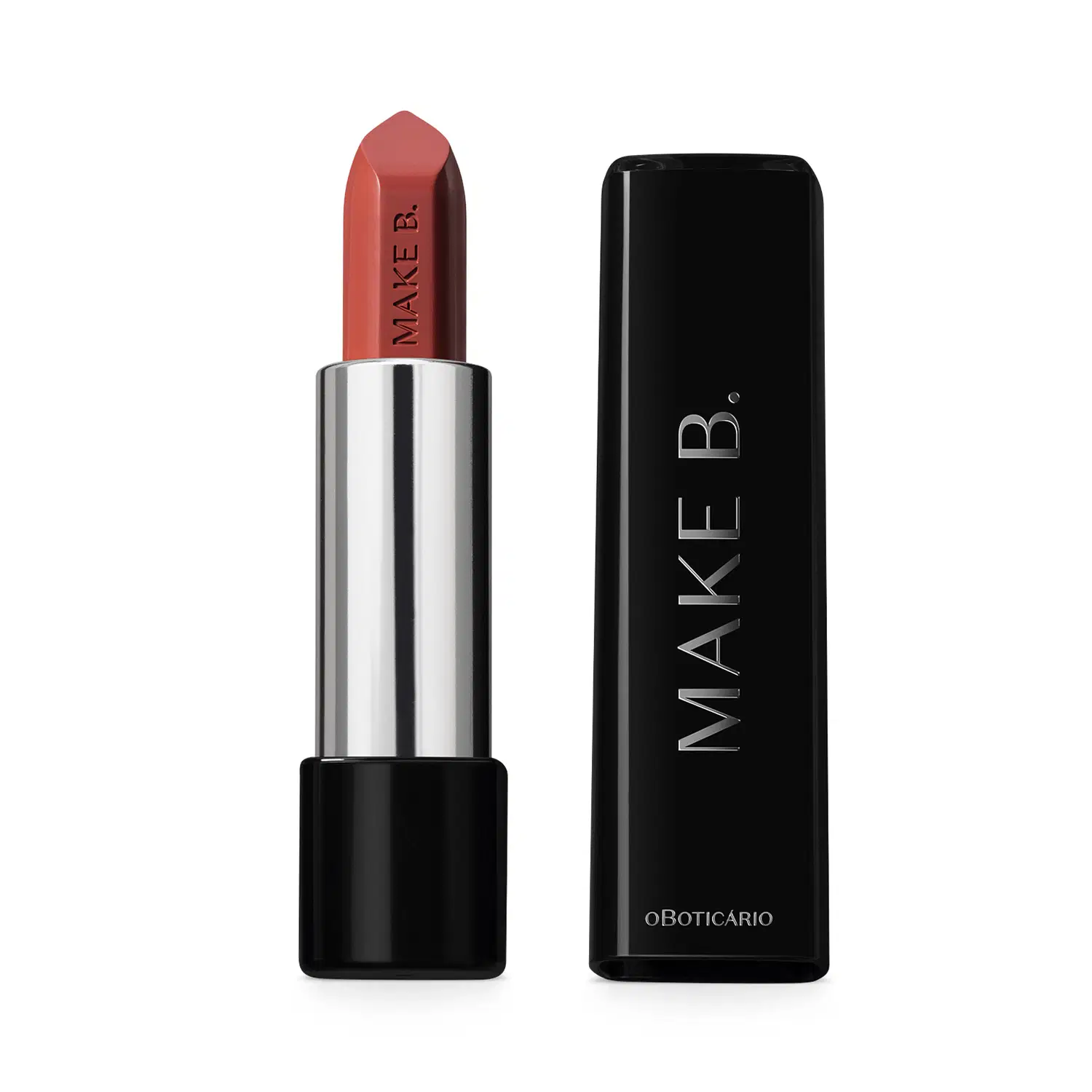 Batom Glossy Marrom Soft Nude Make B. 3,6G — foto 1