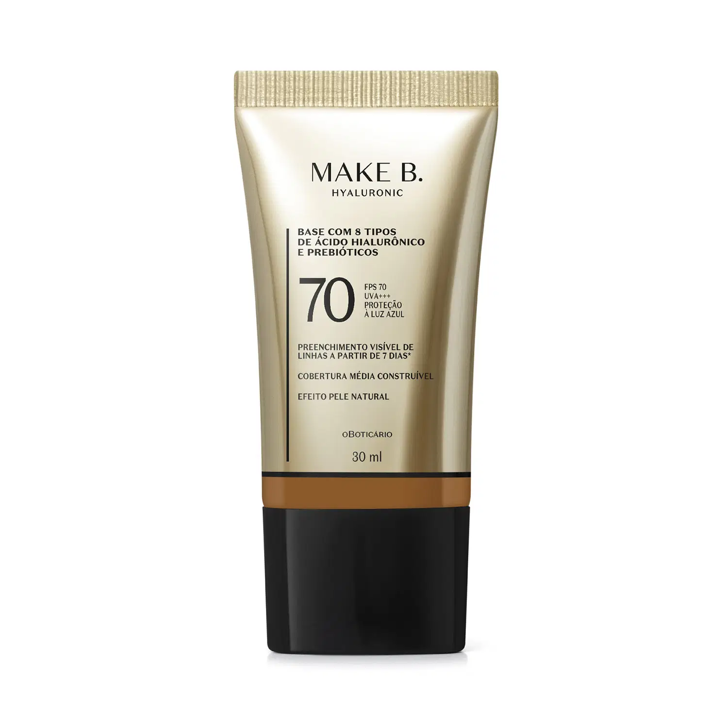 Base Líquida Protetora Fps 70 Make B. Hyaluronic Cor 290N 30Ml — foto 1