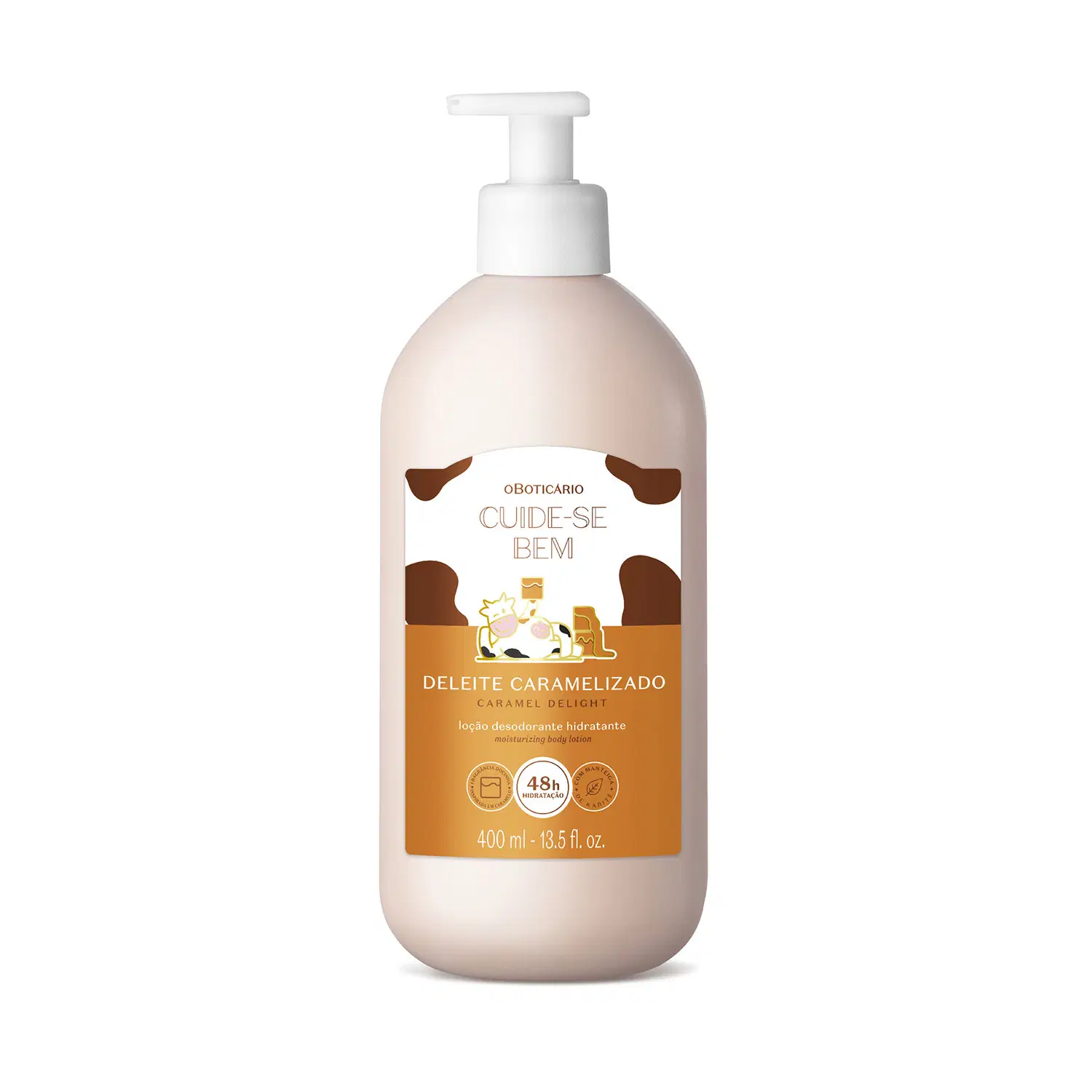 Loção Hidratante Desodorante Corporal Cuide-Se Bem Deleite Caramelizado 400Ml — foto 1