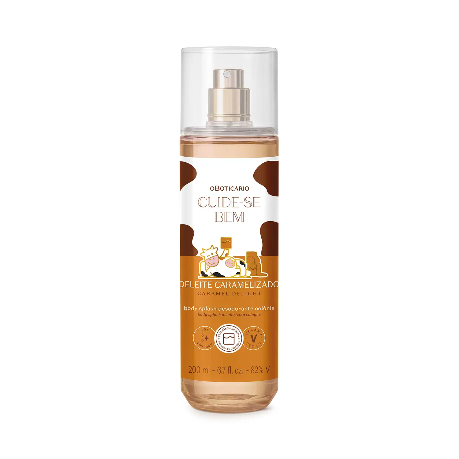 Body Splash Desodorante Colônia Cuide-Se Bem Deleite Caramelizado 200Ml — foto 1